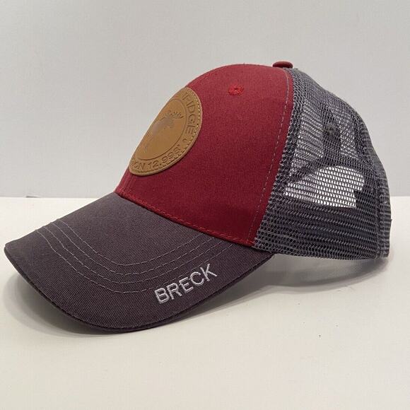 ULURU Breckenridge Colorado Snapback Hat Mens Blue Gray Wool Embroidered Patch - Picture 2 of 10